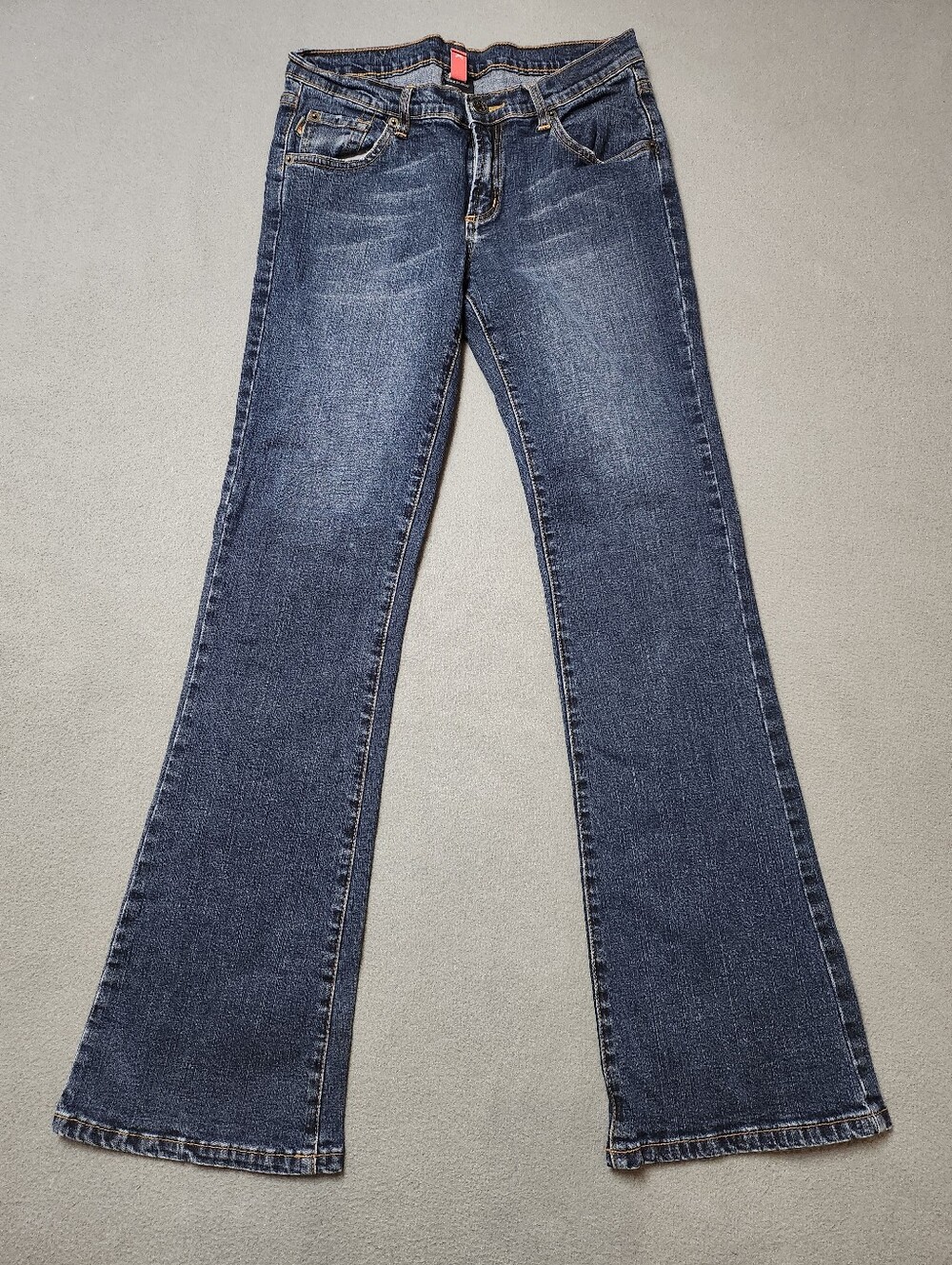 Obey Women's Dark Blue Flare Jeans Obey Flare Jeans Size 5 Y2K